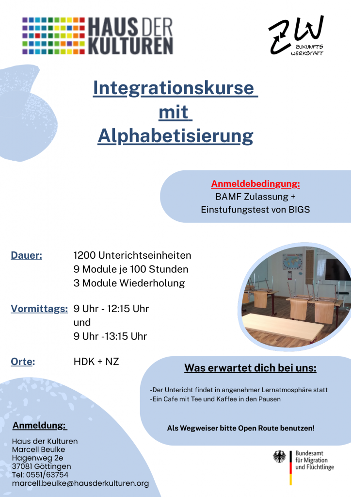 Integrationskurse mit Alphabetisierung(2)